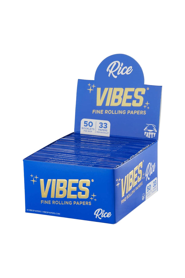 VIBES 1 1/4 ROLLING PAPERS 50 PER BOOKLET RICE 814725024780