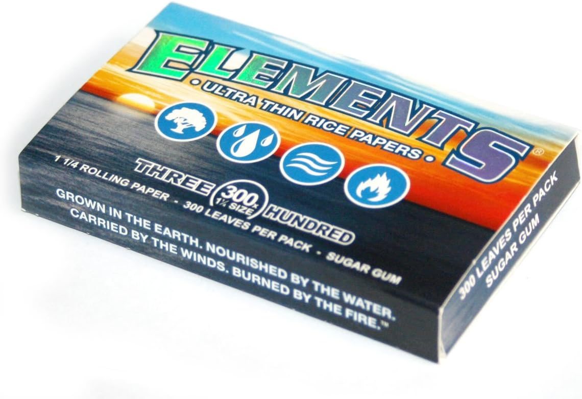 ELEMENTS ULTRA THIN RICE 300 X 1 1/4 ROLLING PAPER