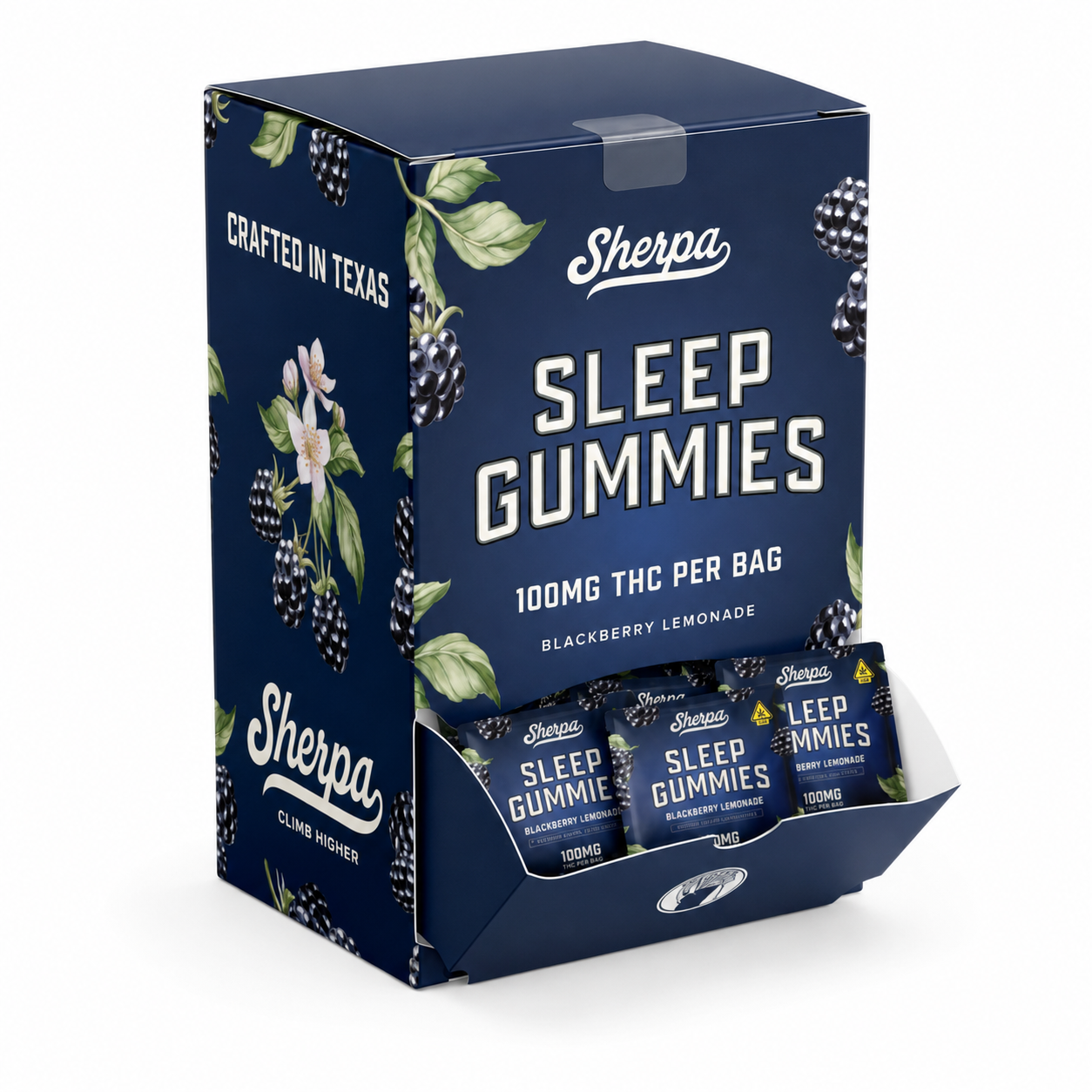 SHERPA 100MG THC GUMMIES BOX (30CT X 100MG)