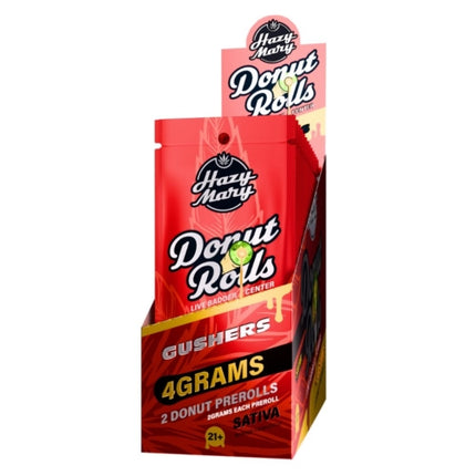 HAZY MARY 2 GRAM THC-A DONUT ROLLS (2CT/PK, 4G/PK)