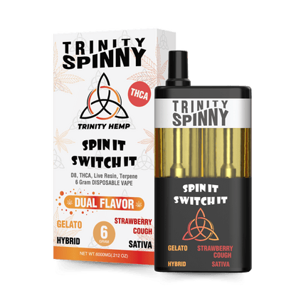 TRINITY SPINNY 6G THC-A D8 HHC DISPOSABLE DUAL FLAVOR