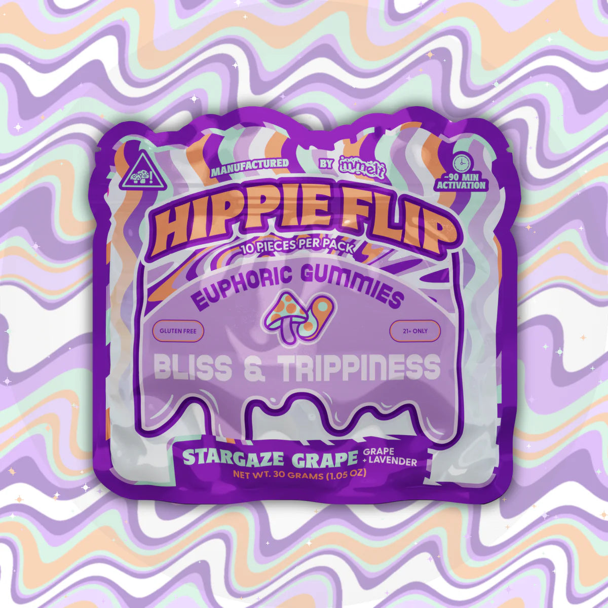 HIPPIE FLIP 6 GRAM EUPHORIC GUMMIES (10CT BAG)