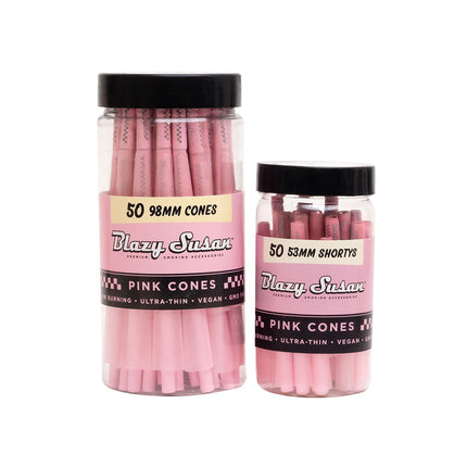 BLAZY SUSAN PINK JAR SHORTYS 53MM 50CT CONES