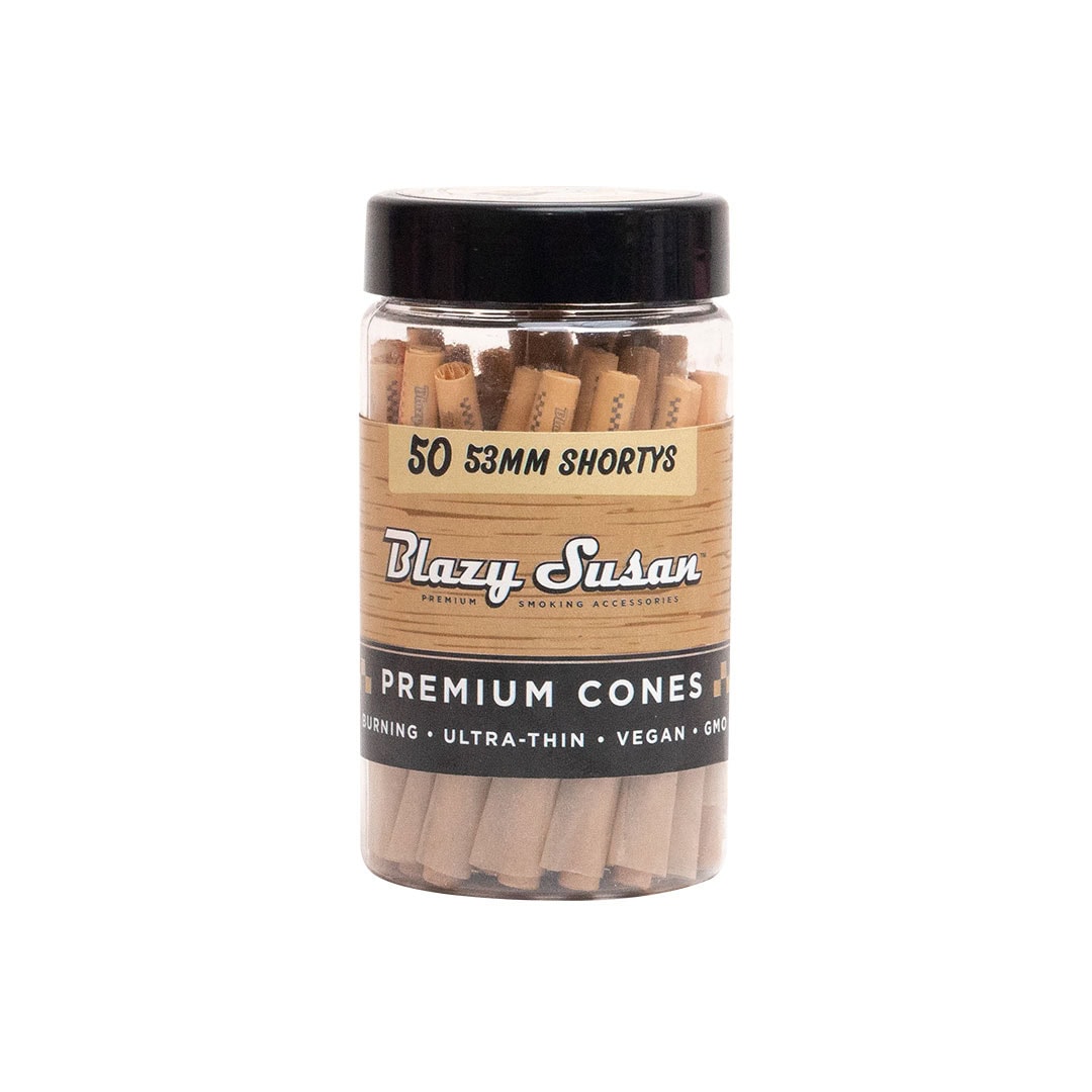 BLAZY SUSAN BROWN JAR SHORTYS 53MM 50CT CONES