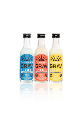 GRAV CANNABIS SPIRIT DRINK 100MG 50ML BOTTLE (6CT DISPLAY)