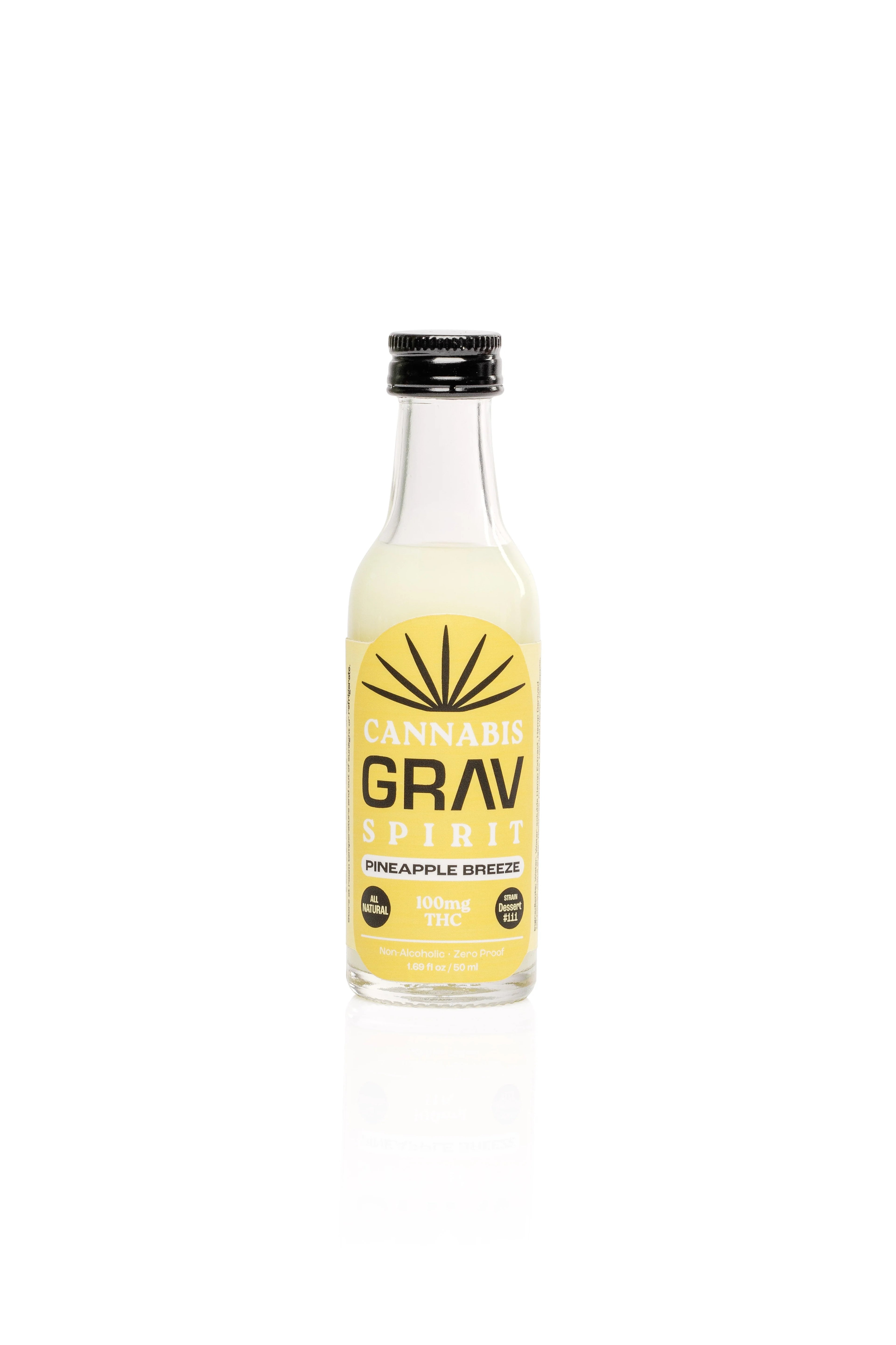 GRAV CANNABIS SPIRIT DRINK 100MG 50ML BOTTLE (6CT DISPLAY)