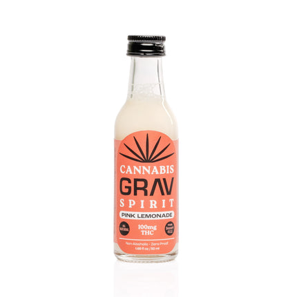 GRAV CANNABIS SPIRIT DRINK 100MG 50ML BOTTLE (48CT DISPLAY)