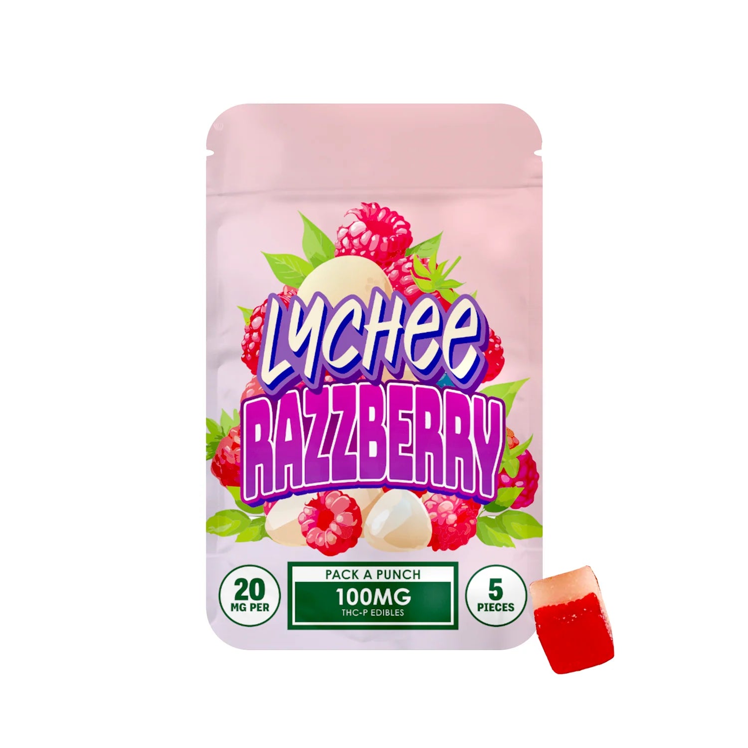 HIDDEN HILLS PACK A PUNCH THC-P GUMMY 100MG PACK (5PC / PACK)