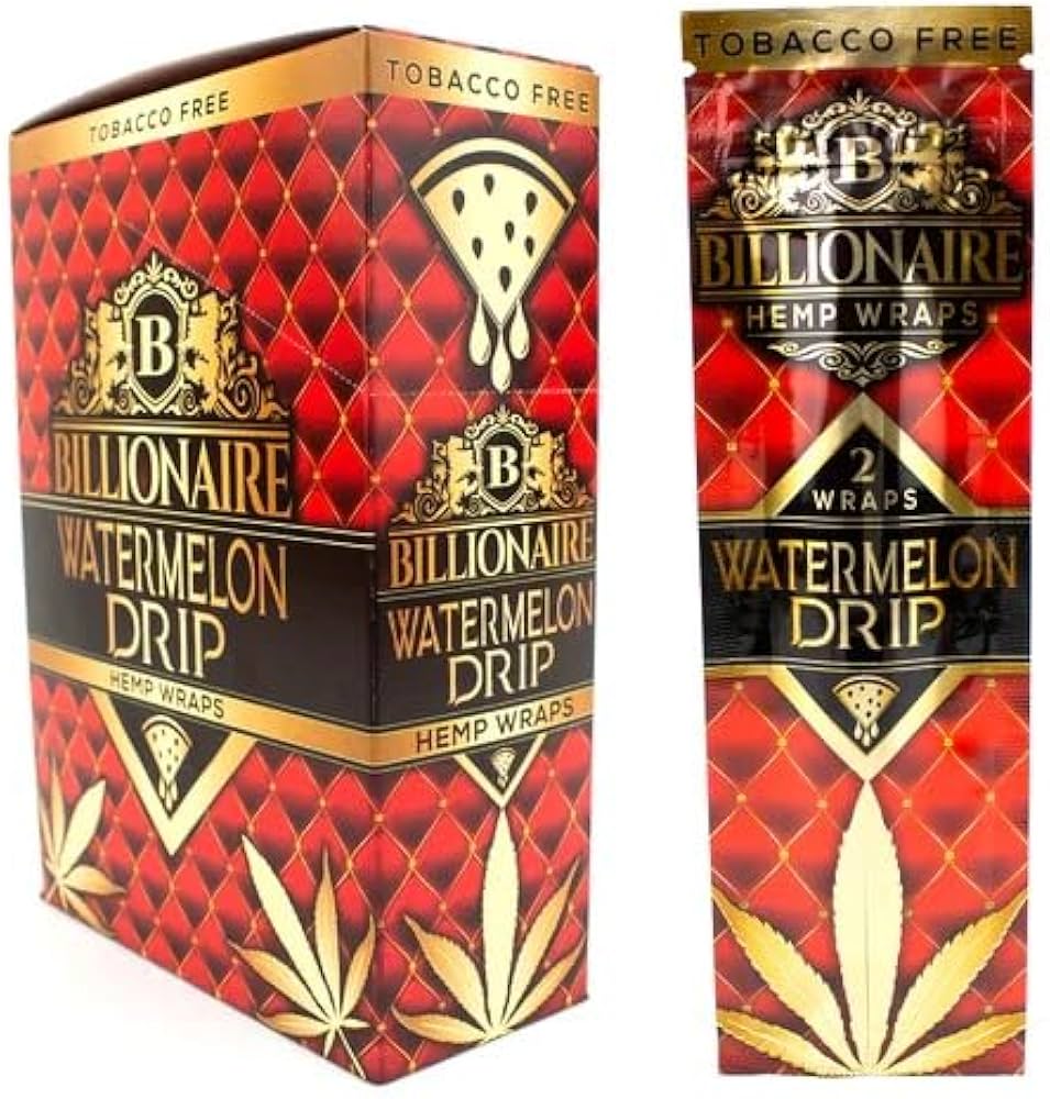 BILLIONAIRE HEMP WRAP 2PK 25CT/BOX