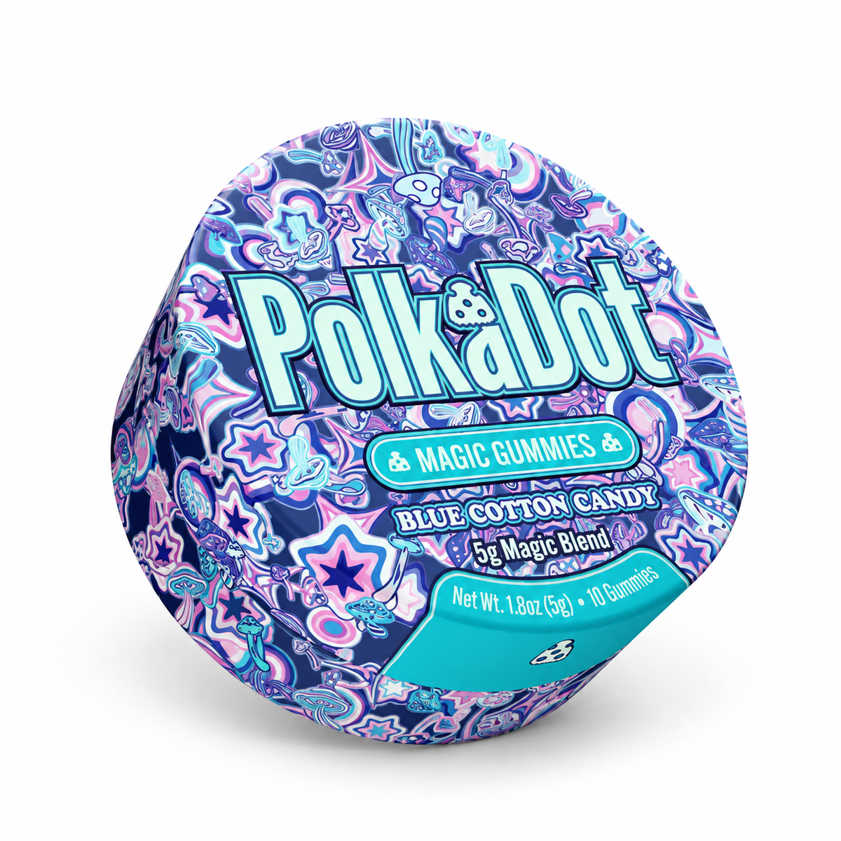 POLKADOT MAGIC MUSHROOM GUMMIES (10CT TIN)