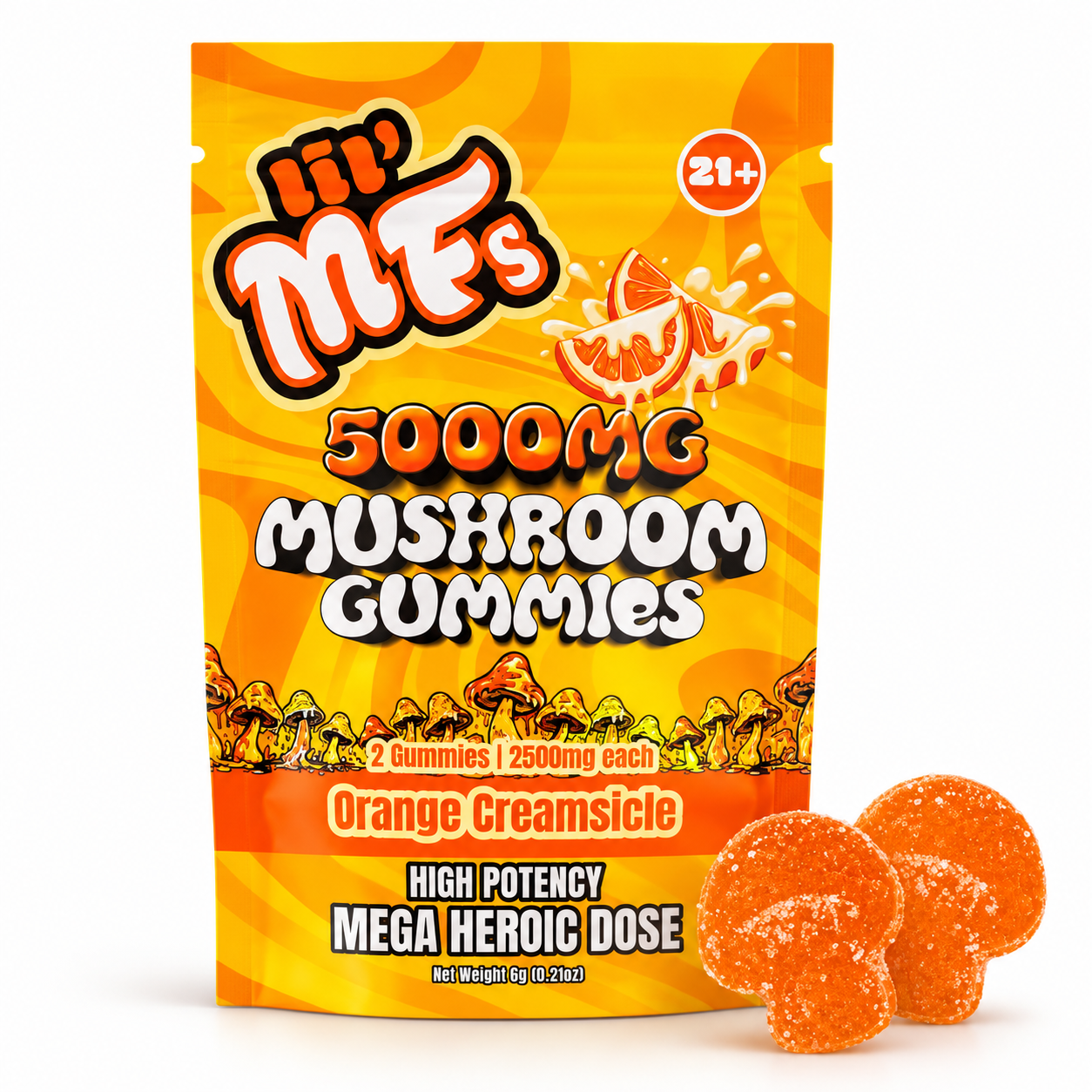 LIL MF'S 5000MG MUSHROOM GUMMIES (20CT BOX)