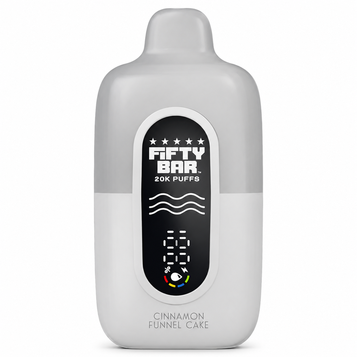 FIFTY BAR SILVER 20K PUFFS 2% DISPOSABLE (5CT BOX)