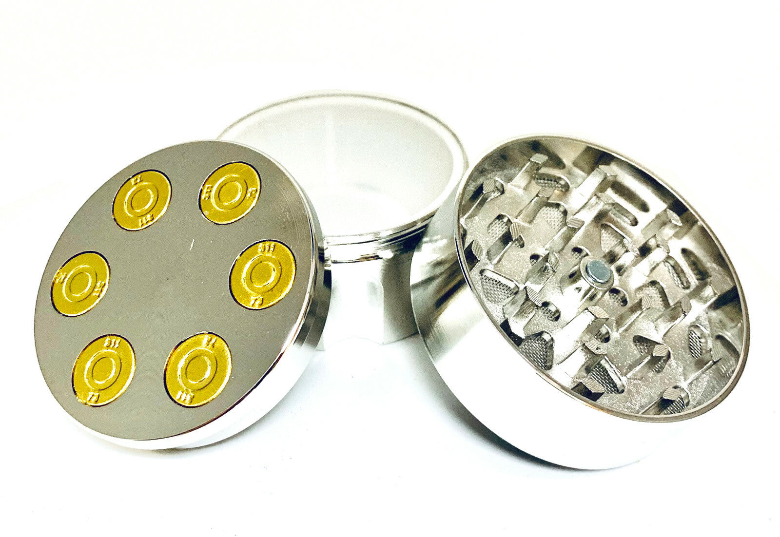 BULLET GRINDERS 50MM SILVER COLOR