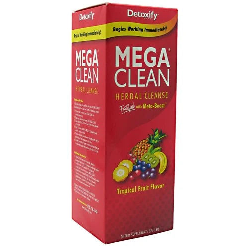 DETOXIFY MEGA CLEAN HERBAL 32OZ BOTTLE - TROPICAL FRUIT