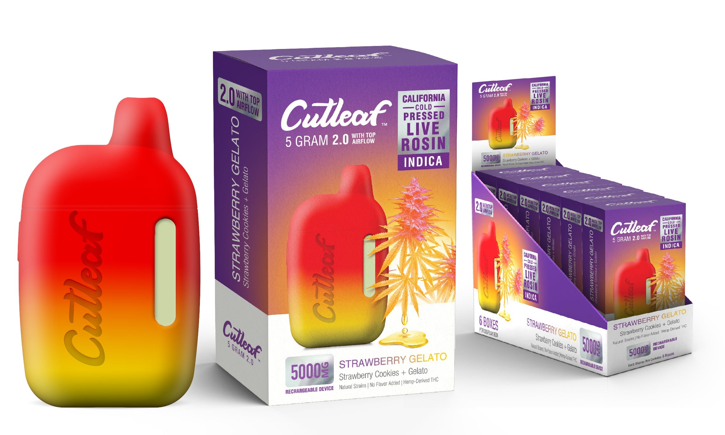 CUTLEAF 5ML THC-A LIVE ROSIN DISPOSABLE W/ TOP AIRFLOW Rising Wholesale Inc. CUTLEAF 5ML THC-A LIVE ROSIN DISPOSABLE W/ TOP AIRFLOW Rising Wholesale Inc.