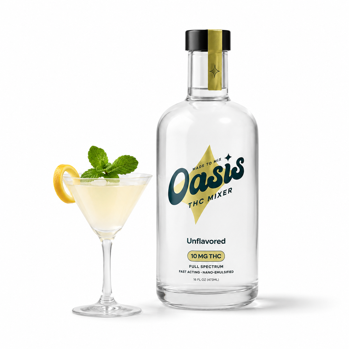 HERBAL OASIS 170MG THC 750ML BOTTLE