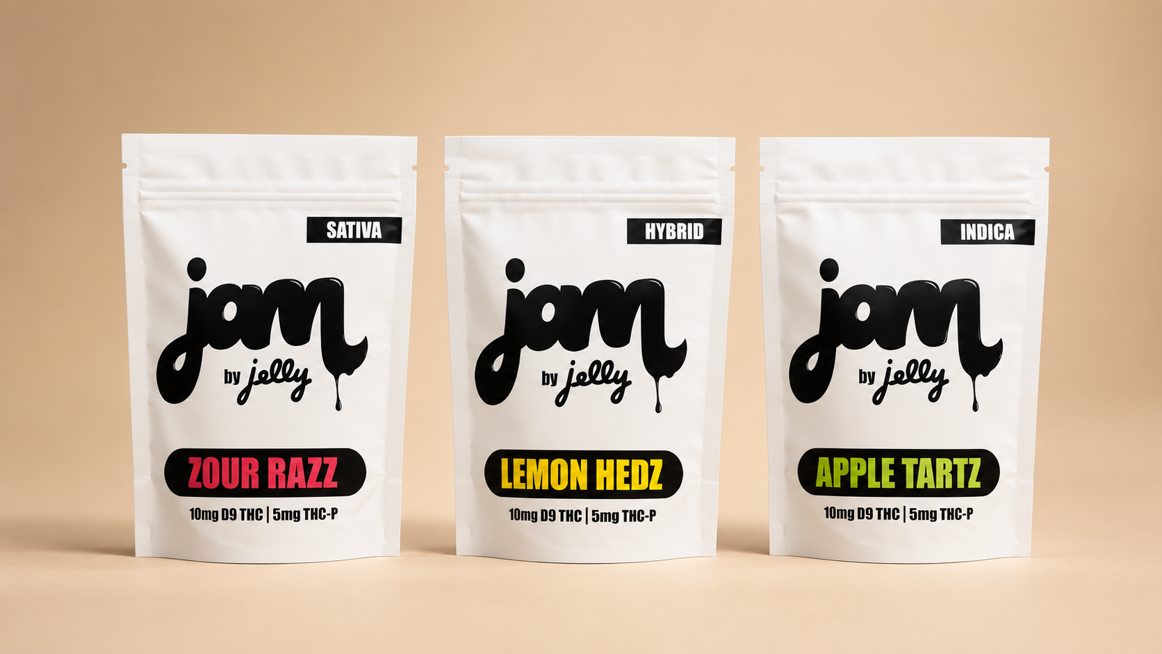 JAM 300MG D9 + THC-P GUMMIES (20CT BAG)
