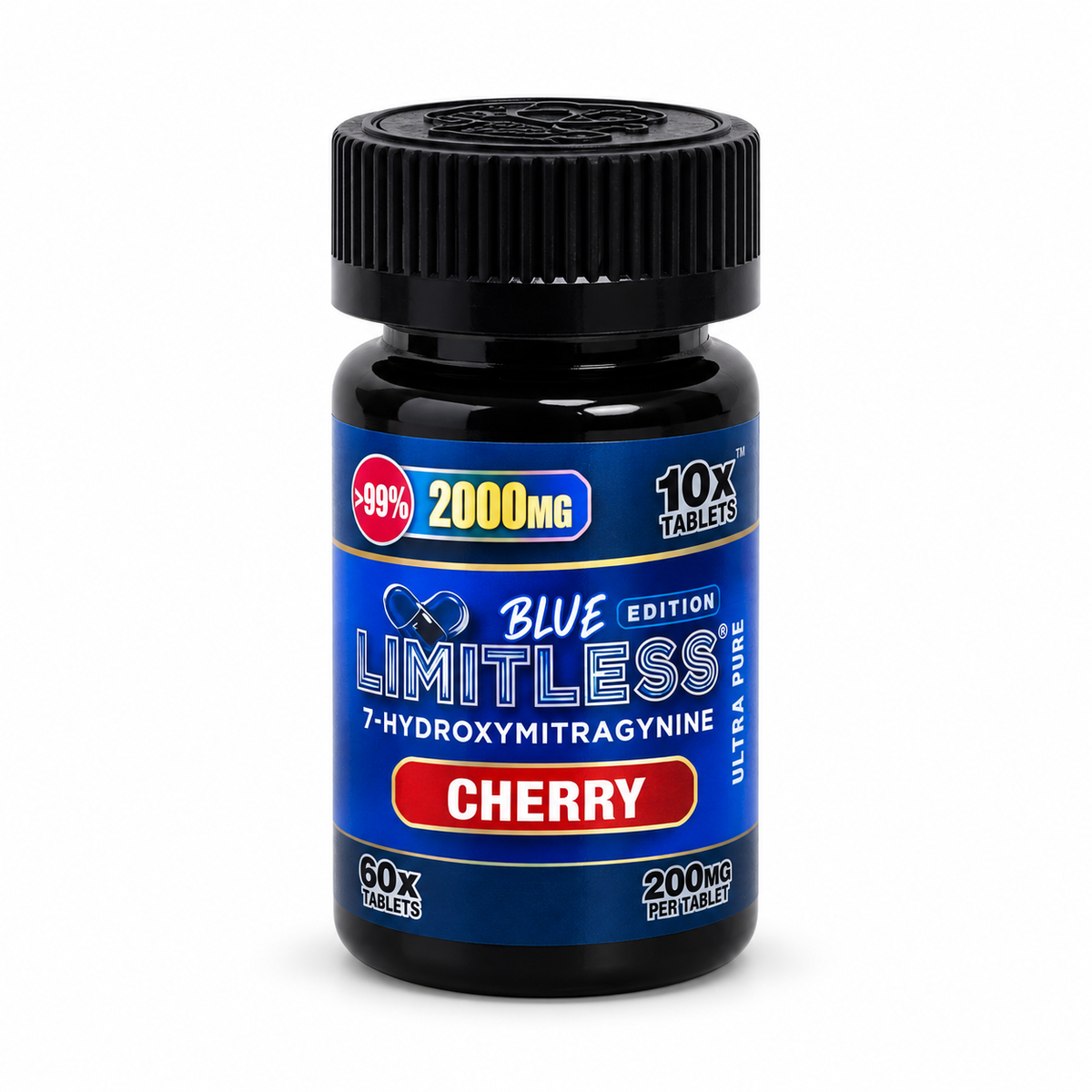 LIMITLESS BLUE EDITION 200MG PER TAB (10CT BOTTLE)
