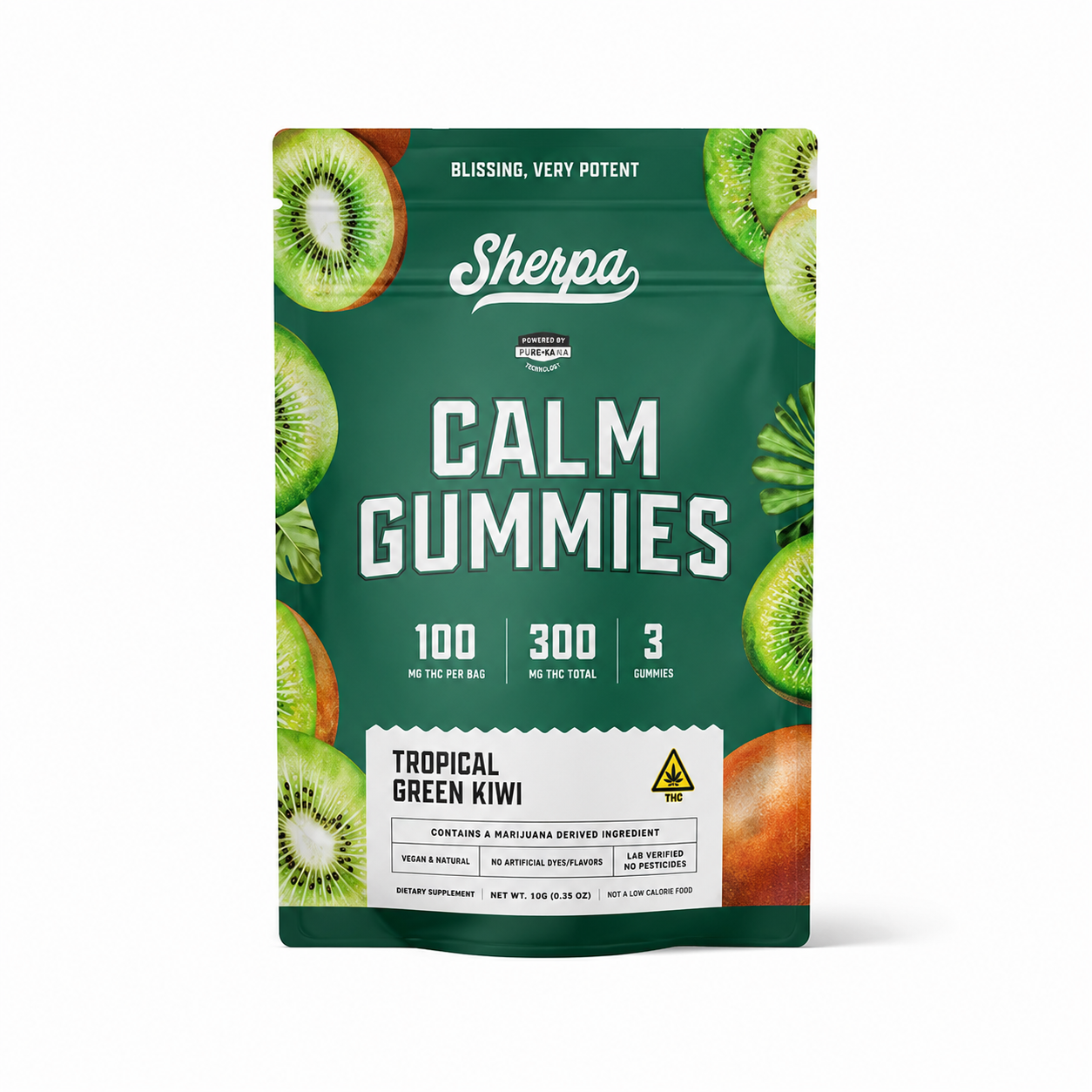 SHERPA 100MG THC GUMMIES BAG (3CT X 100MG)