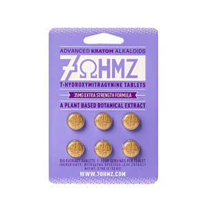7OHMZ 7-HYDROXYMITRAGYNINE 35MG CHEWABLE TABLETS (6CT/PACK)