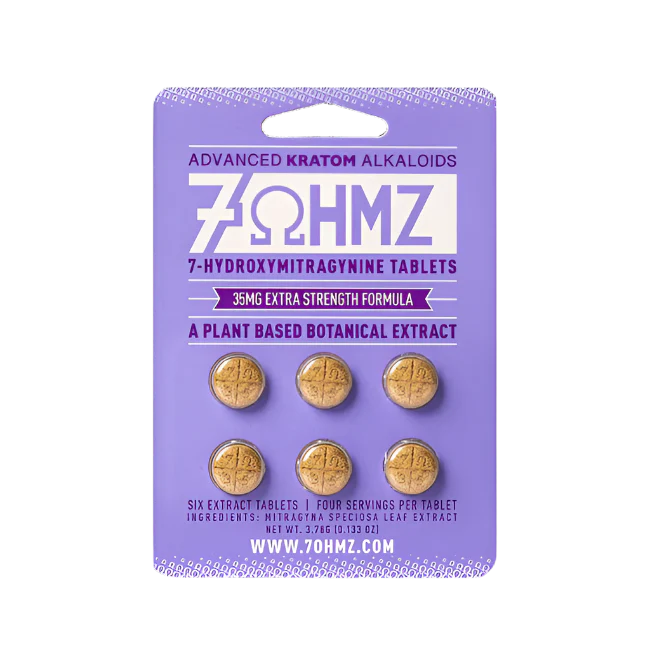 7OHMZ 7-HYDROXYMITRAGYNINE 35MG CHEWABLE TABLETS (6CT/PACK)