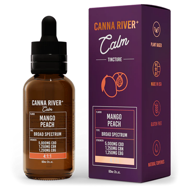 CANNA RIVER CBD CALM TINCTURE 7500MG BOTTLE