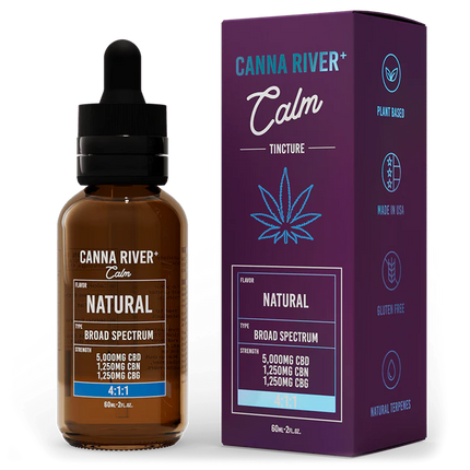 CANNA RIVER CBD CALM TINCTURE 7500MG BOTTLE
