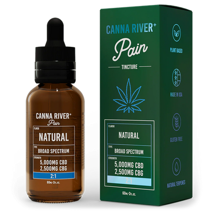 CANNA RIVER CBD PAIN TINCTURE 7500MG BOTTLE