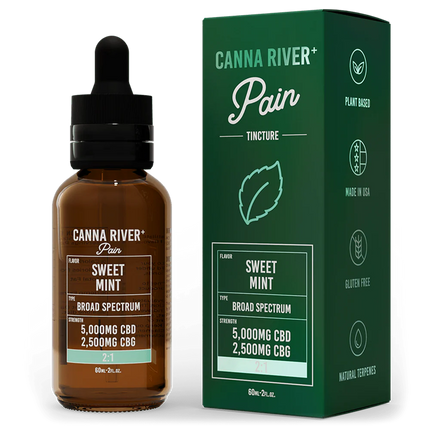 CANNA RIVER CBD PAIN TINCTURE 7500MG BOTTLE