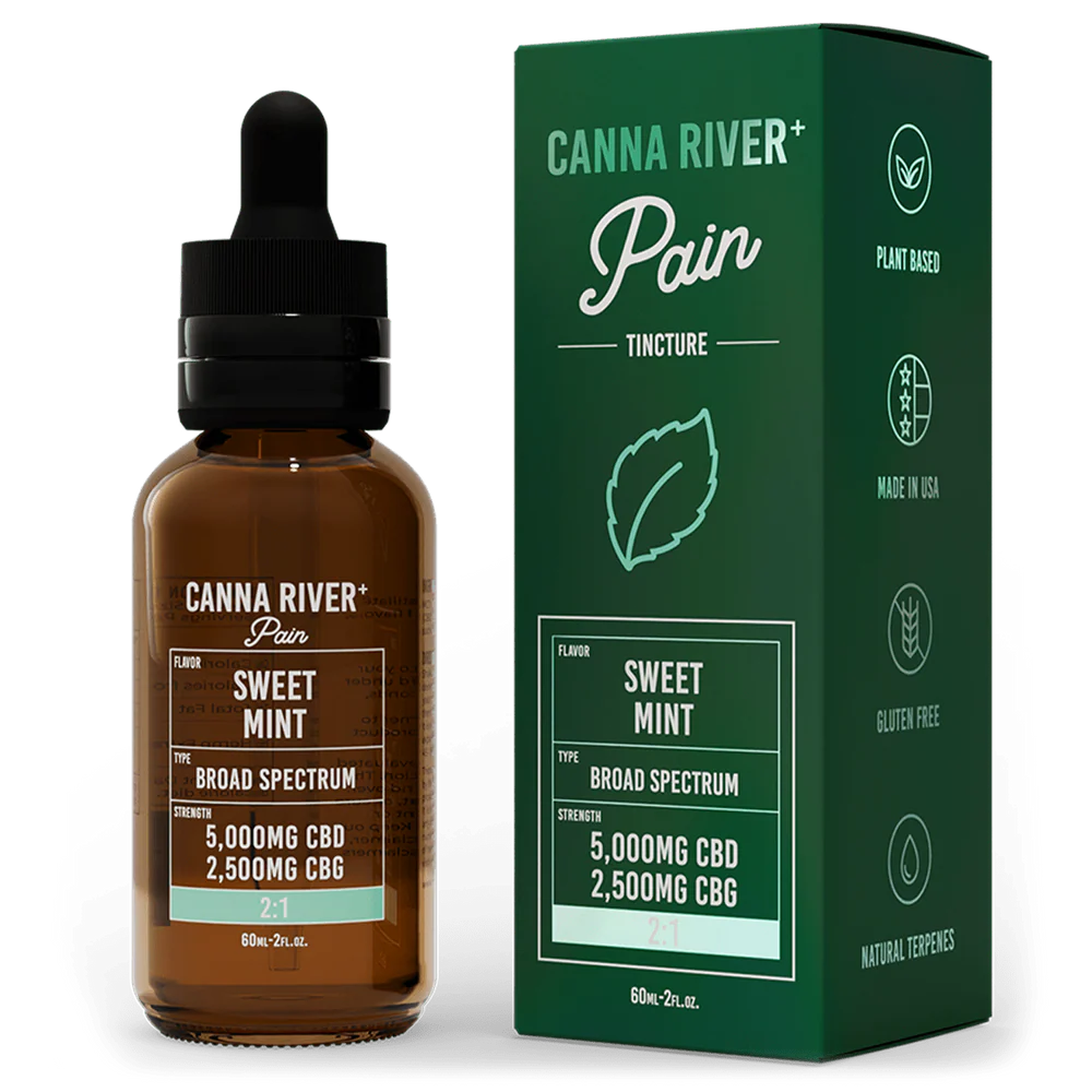 CANNA RIVER CBD PAIN TINCTURE 7500MG BOTTLE