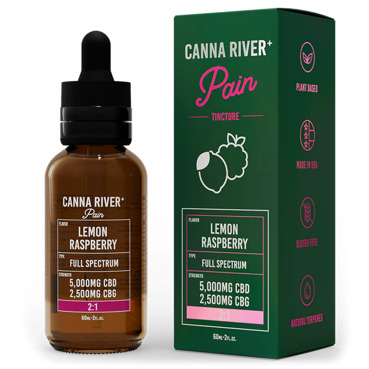 CANNA RIVER CBD PAIN TINCTURE 7500MG BOTTLE