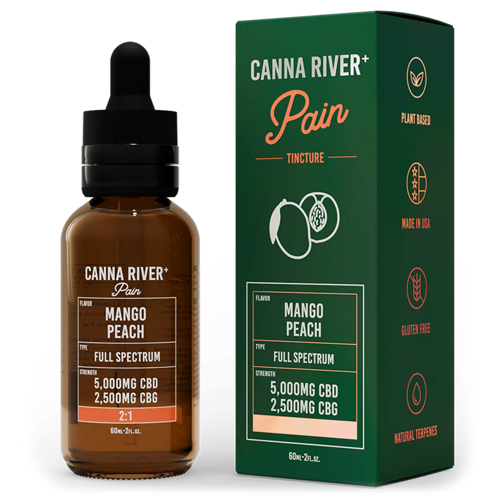 CANNA RIVER CBD PAIN TINCTURE 7500MG BOTTLE
