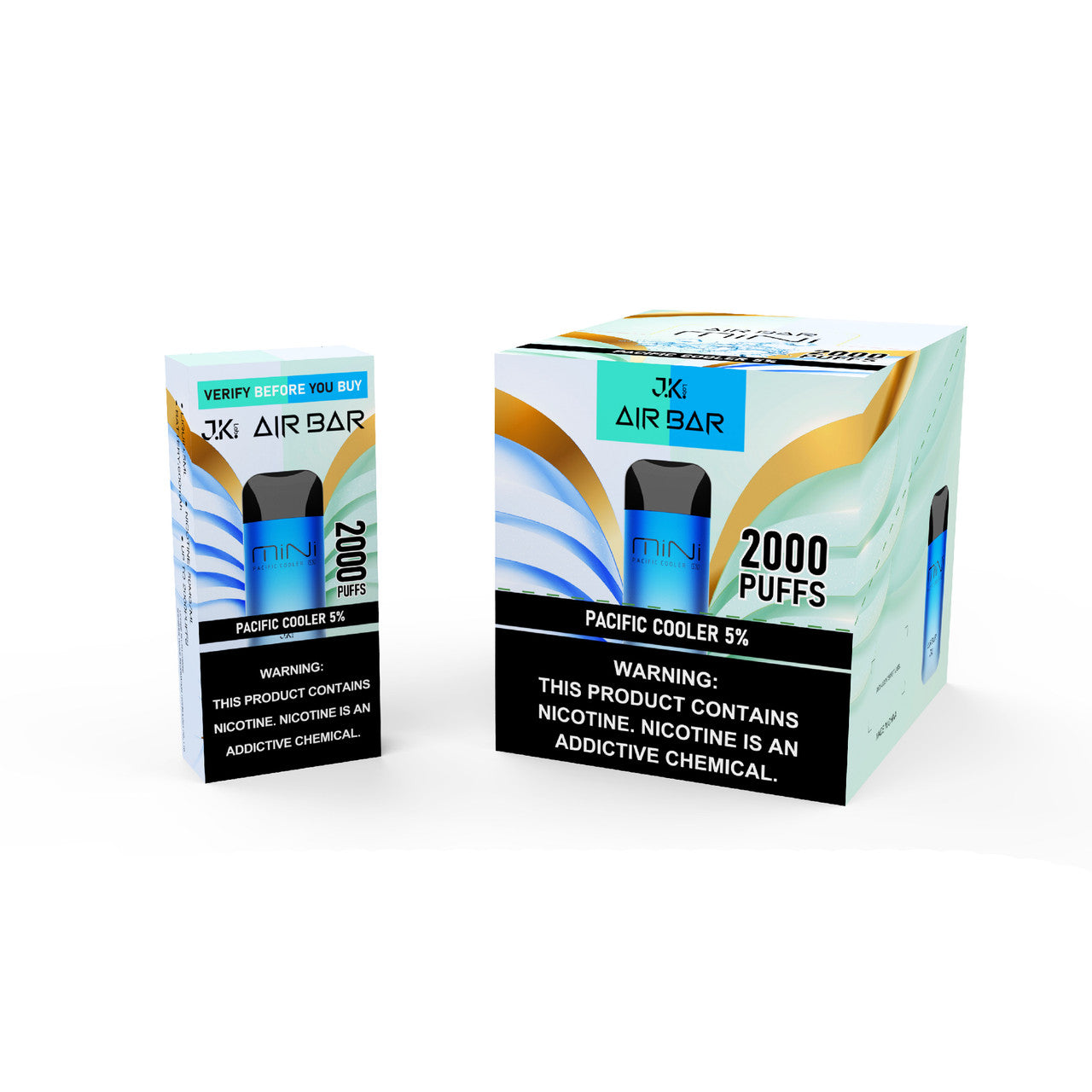 AIR BAR MINI DISPOSABLE VAPE (DISPLAY OF 10)