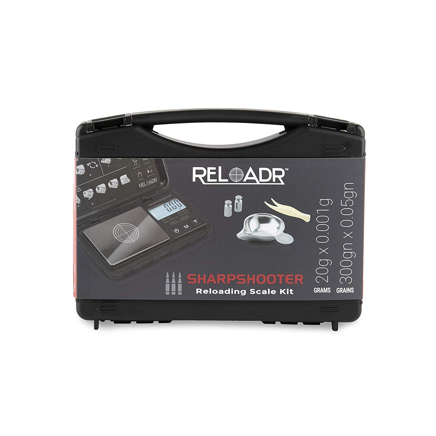 TRUWEIGH SHARPSHOOTER DIGITAL RELOADING KIT 50G x 0.001G | BLACK