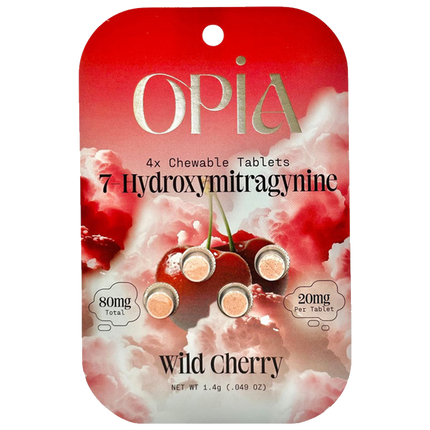 OPIA 7HYDROXY CHEWABLE TABLETS 20mg x 4CT