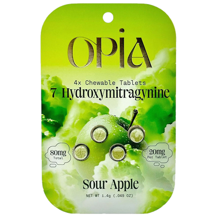 OPIA 7HYDROXY CHEWABLE TABLETS 20mg x 4CT