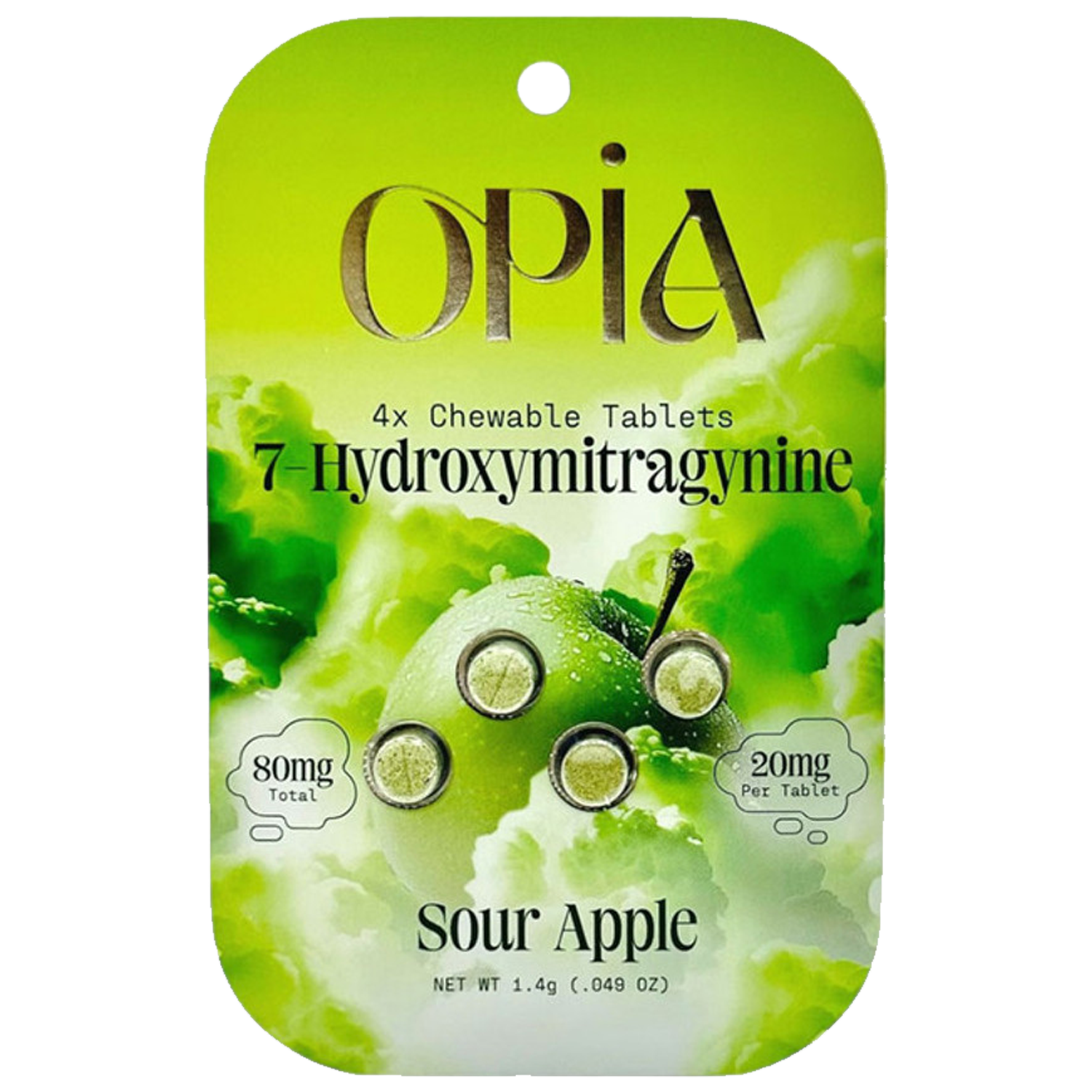 OPIA 7HYDROXY CHEWABLE TABLETS 20mg x 4CT