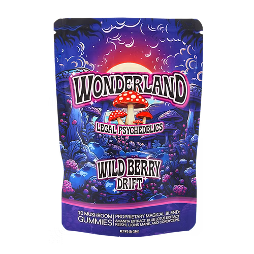 WONDERLAND PSYCHEDELIC MUSHROOM GUMMIES (10CT/BAG)