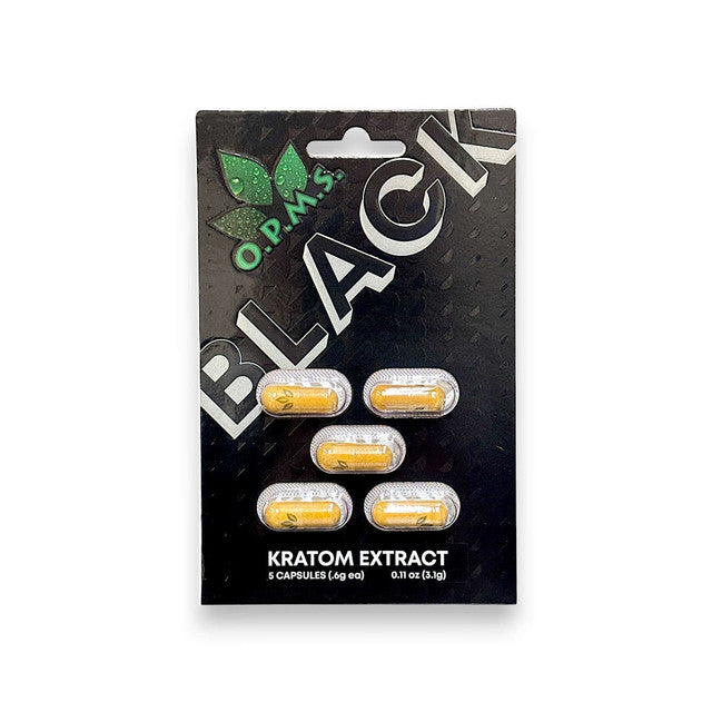 OPMS - BLACK KRATOM CAPSULES