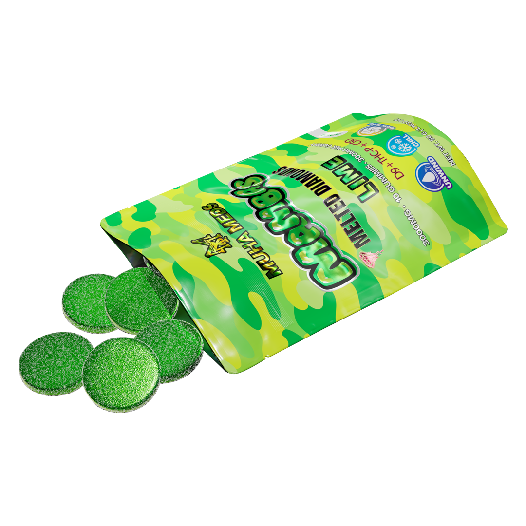 MUHA MEDS MELTED DIAMONDS 3000MG GUMMIES (300MG/GUMMY)