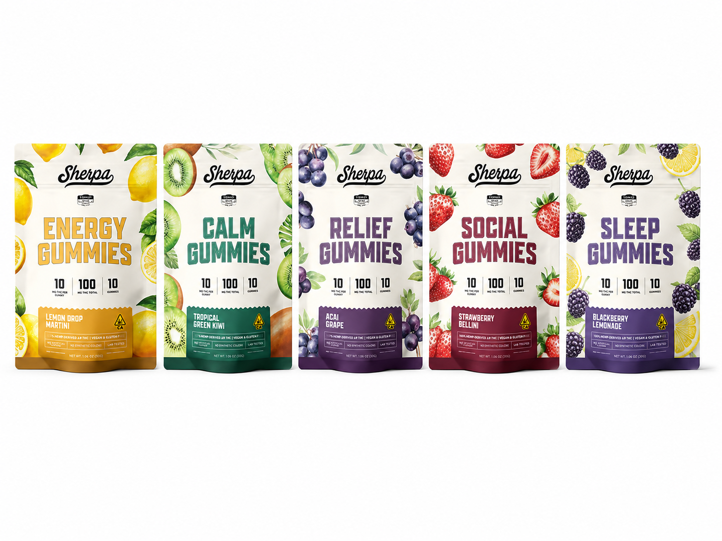SHERPA 10MG THC GUMMIES BAG (10CT X 10MG)