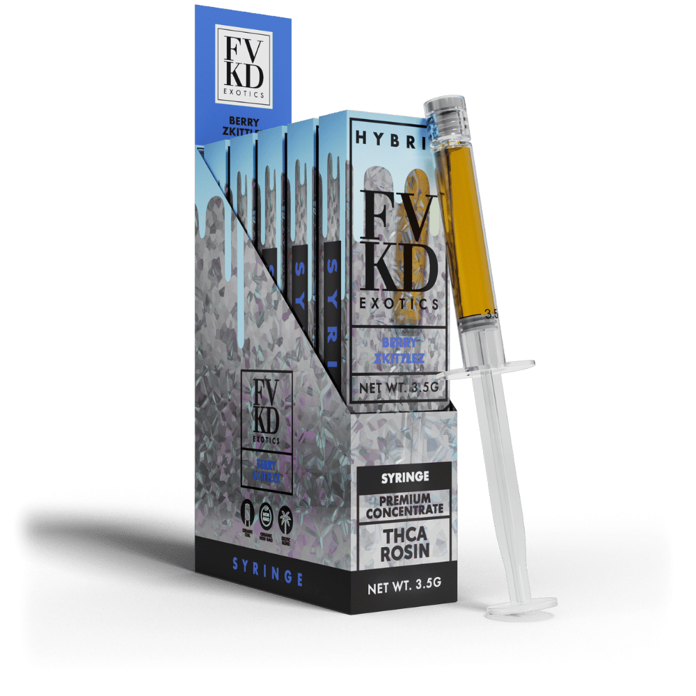 FVKD EXOTICS 3.5 GRAM THC-A ROSIN SYRINGE (5CT DISPLAY)