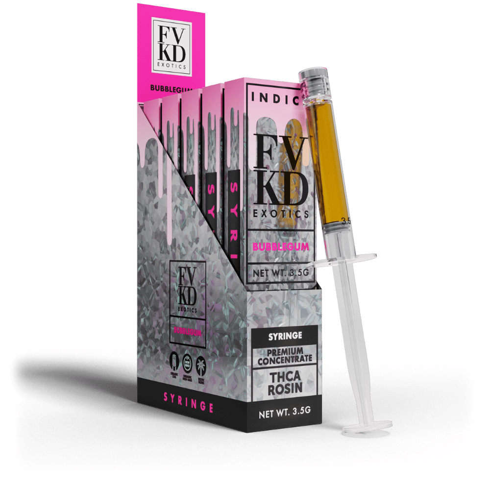 FVKD EXOTICS 3.5 GRAM THC-A ROSIN SYRINGE (5CT DISPLAY)