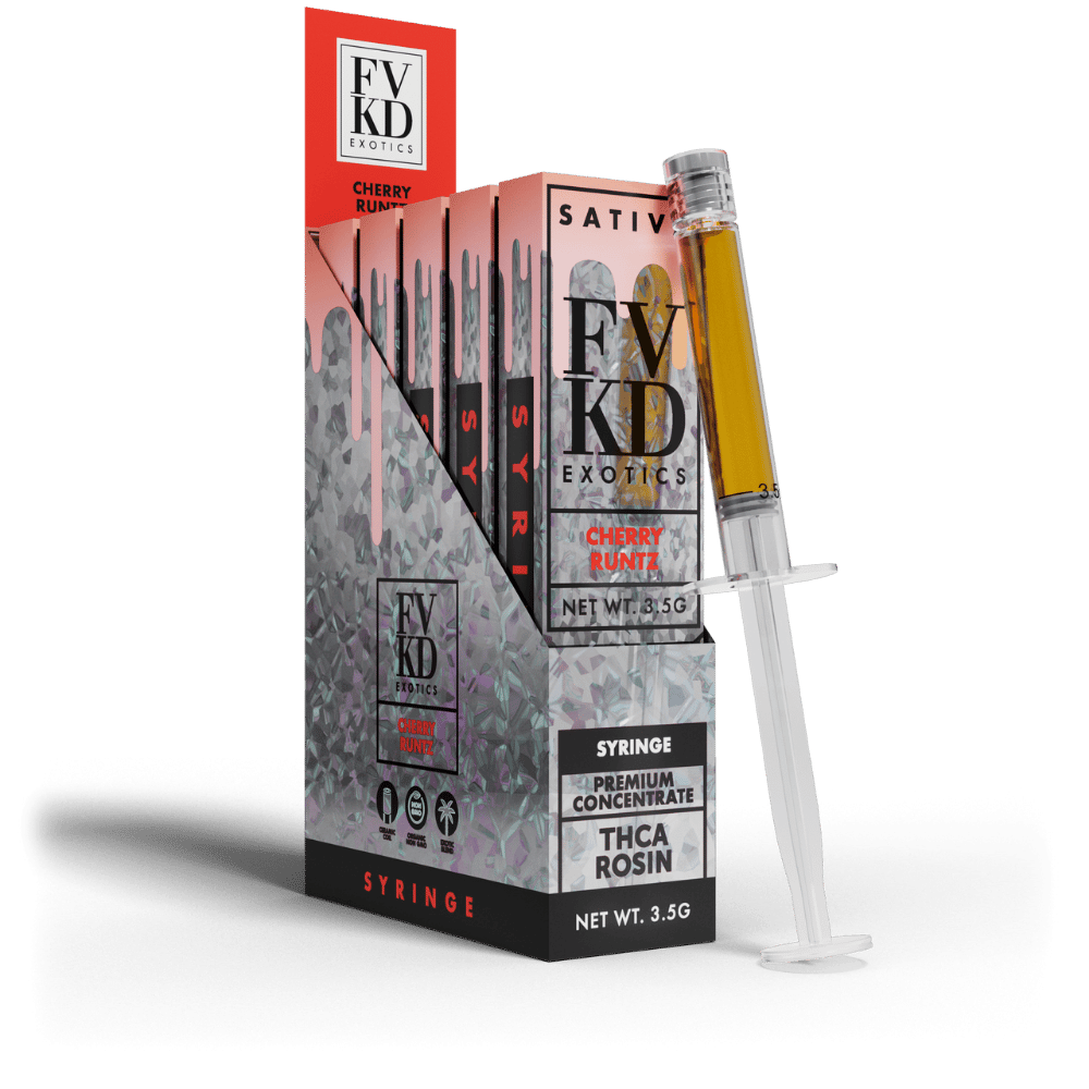 FVKD EXOTICS 3.5 GRAM THC-A ROSIN SYRINGE (5CT DISPLAY)