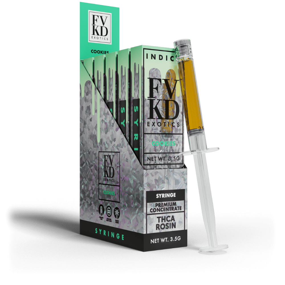 FVKD EXOTICS 3.5 GRAM THC-A ROSIN SYRINGE (5CT DISPLAY)