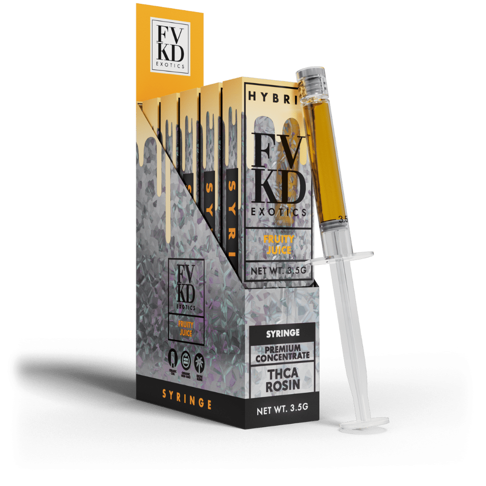 FVKD EXOTICS 3.5 GRAM THC-A ROSIN SYRINGE (5CT DISPLAY)