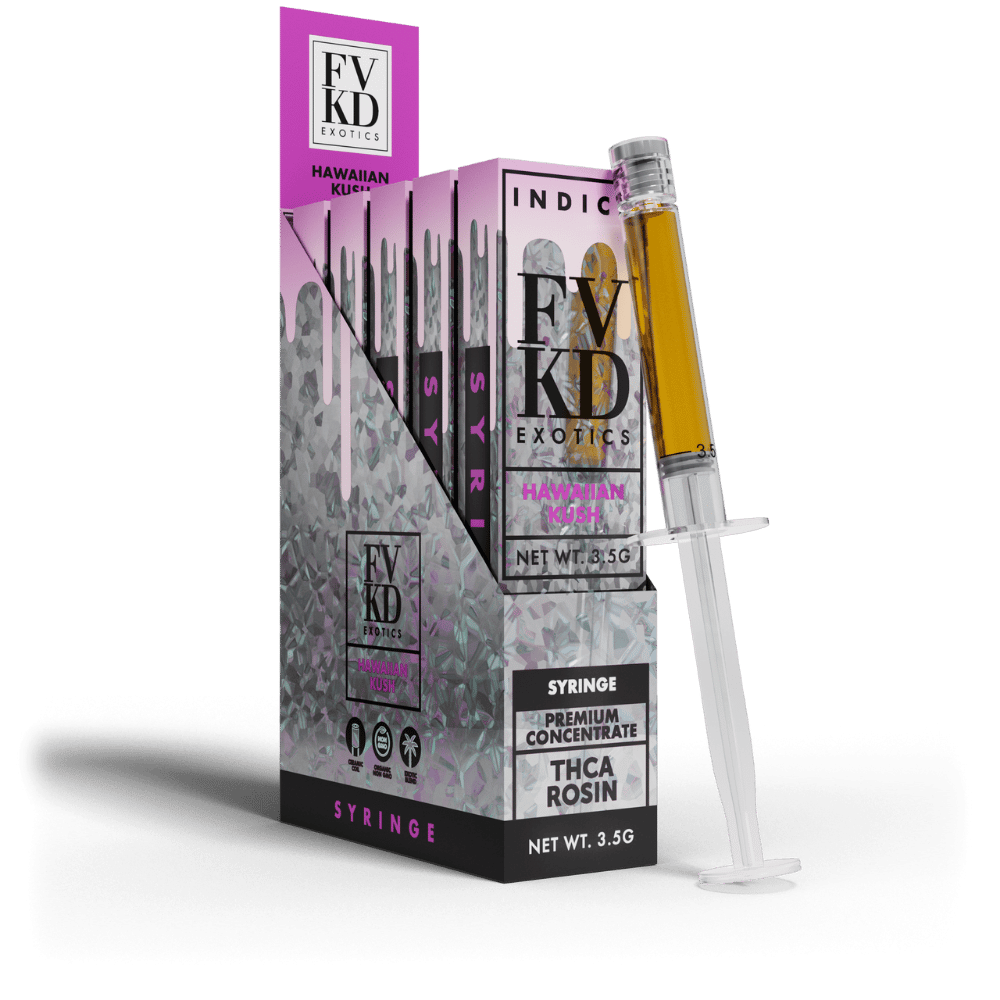 FVKD EXOTICS 3.5 GRAM THC-A ROSIN SYRINGE (5CT DISPLAY)