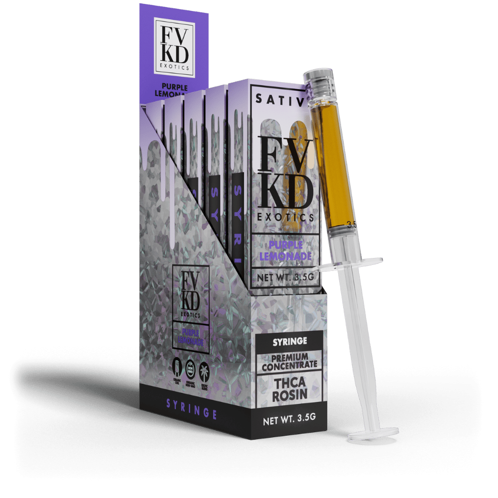 FVKD EXOTICS 3.5 GRAM THC-A ROSIN SYRINGE (5CT DISPLAY)