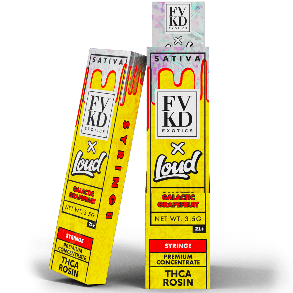 FVKD EXOTICS X LOUD THCA ROSIN 3.5ML SYRINGE (5CT DISPLAY)