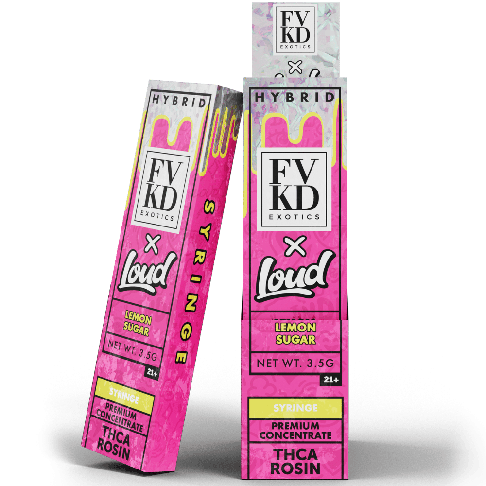 FVKD EXOTICS X LOUD THCA ROSIN 3.5ML SYRINGE (5CT DISPLAY)